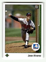 1989 Upper Deck Base Set #734 Jose Alvarez