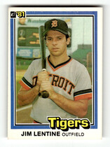 1981 Donruss Base Set #250 Jim Lentine