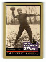 1991 ENOR Pro Football HOF #78 Earl(Curly) Lambeau