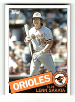 1985 Topps Base Set #81 Lenn Sakata