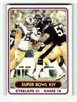 1980 Topps Base Set #494 Super Bowl XIV