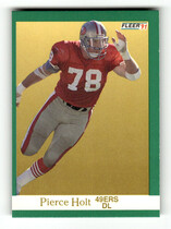 1991 Fleer Base Set #357 Pierce Holt