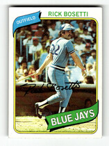 1980 Topps Base Set #277 Rick Bosetti