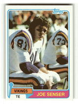 1981 Topps Base Set #217 Joe Senser