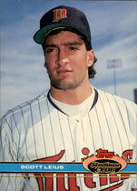1991 Stadium Club Base Set #338 Scott Leius