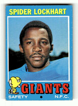 1971 Topps Base Set #128 Spider Lockhart