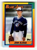1990 Topps Traded Factory Set (White Stock Back) #83T John Olerud