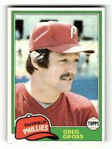 1981 Topps Base Set #459 Greg Gross