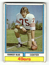 1974 Topps Base Set #124 Forrest Blue