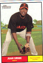 2010 Topps Heritage #87 Juan Uribe