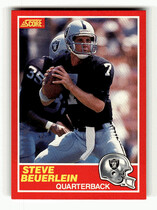 1989 Score Base Set #200 Steve Beuerlein