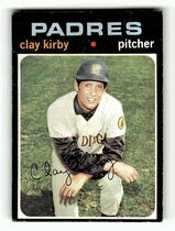 1971 Topps Base Set #333 Clay Kirby