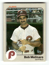 1983 Fleer Base Set #167 Bob Molinaro