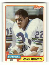 1981 Topps Base Set #167 Dave Brown
