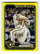 2024 Topps Yellow #9 Joey Wiemer