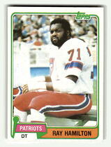 1981 Topps Base Set #396 Ray Hamilton