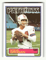 1983 Topps Base Set #329 Steve Grogan