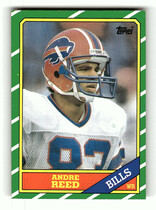1986 Topps Base Set #388 Andre Reed