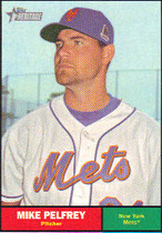 2010 Topps Heritage #324 Mike Pelfrey