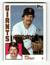 1984 Topps Base Set #129 Bill Laskey
