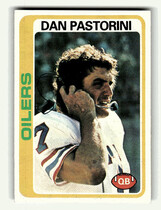 1978 Topps Base Set #301 Dan Pastorini