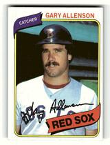 1980 Topps Base Set #376 Gary Allenson