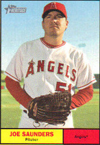 2010 Topps Heritage #412 Joe Saunders