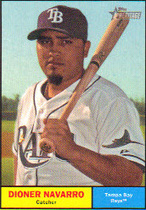 2010 Topps Heritage #422 Dioner Navarro