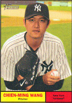 2010 Topps Heritage #424 Chien-Ming Wang