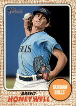 2017 Topps Heritage Minor League #56 Brent Honeywell