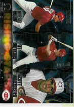 1998 Pacific Omega Rising Stars #4 Aaron Boone|Pat Watkins|Scott Winchester