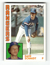 1984 Topps Base Set #584 Dave Schmidt