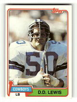 1981 Topps Base Set #134 D.D. Lewis