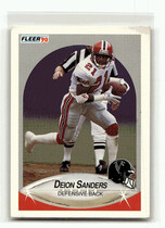 1990 Fleer Base Set #382 Deion Sanders