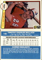 1982 Donruss Base Set #140 Tim Wallach