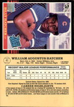 1985 Donruss Base Set #41 Bill Hatcher