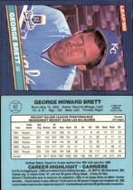 1986 Leaf Base Set #42 George Brett