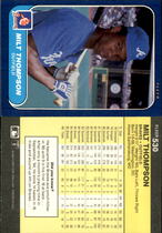 1986 Fleer Base Set #530 Milt Thompson