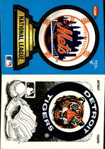 1987 Fleer Team Logo Stickers #14 Mets