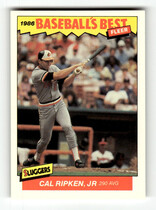 1986 Fleer Baseballs Best #28 Cal Ripken Jr.
