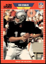 1989 Pro Set Announcers #18 Ken Stabler