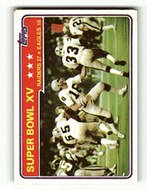 1981 Topps Base Set #494 Super Bowl XV