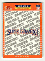 1989 Pro Set Super Bowl Logos #11 Super Bowl XI