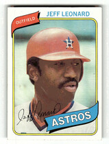 1980 Topps Base Set #106 Jeff Leonard