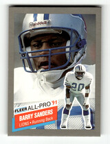 1991 Fleer All-Pros #9 Barry Sanders
