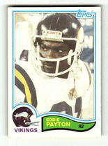 1982 Topps Base Set #396 Eddie Payton