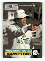 1991 Pro Set WLAF Inserts #WL27 Kay Stephenson