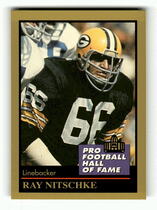 1991 ENOR Pro Football HOF #108 Ray Nitschke