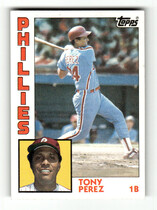 1984 Topps Base Set #385 Tony Perez