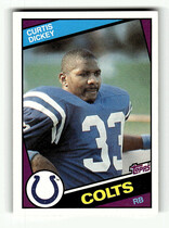 1984 Topps Base Set #12 Curtis Dickey
